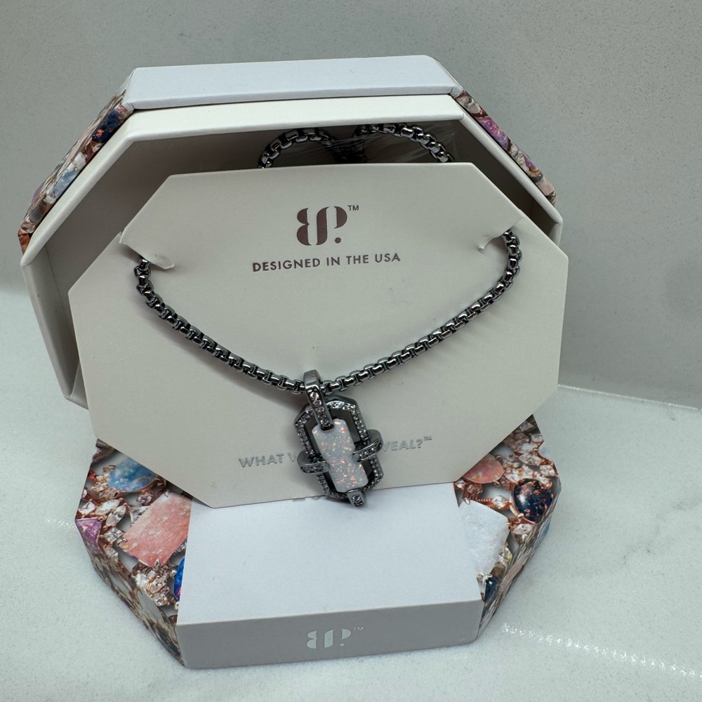 Hematite Pendant Necklace